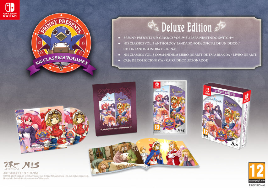 Prinny présente le volume 3 des classiques NIS Prinny présente le volume 3 des classiques NIS